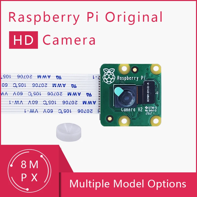 

Official Raspberry Pi Camera V2 Module NoIR Night Vision 8 Million Pixels Sony IMX219 Sensor , For Raspberry Pi 4 / 3B+ / 3B