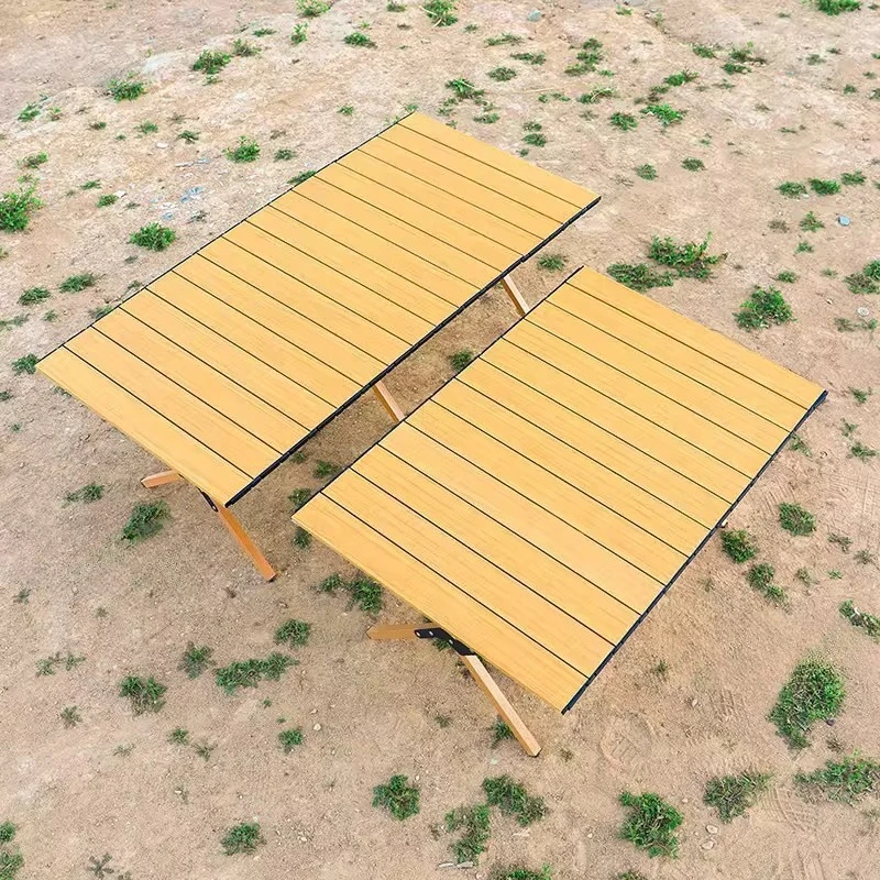 Portable Folding Camping Table Outdoor Backpacking Camping Table Lightweight Stainless Steel Mesas Plegables Camping Accessories