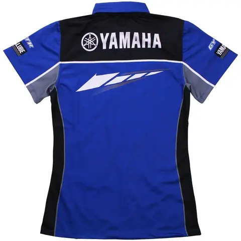 2026 Summer Men YAMAHA Original Racing MXGP Short Sleeved Polo Retro Motorcycle Team Uniform Half Chain Quick Drying Riding Top