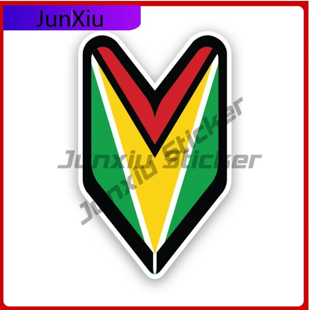 

Guyanese Driver Badge Stickerwaterproof Outdoor Decalswakaba Cool Laptop Waterproof Vinyl Decal For Car Bumpers Sticker Unique