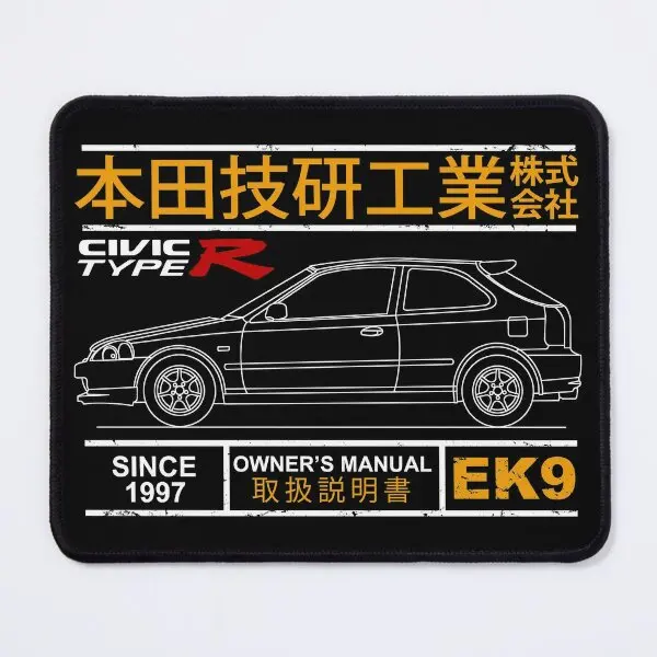 Blueprint Of The Civic Type R  Mouse Pad Printing Computer Table Gaming Keyboard Desk Mat Mousepad Gamer Play PC Mens Anime