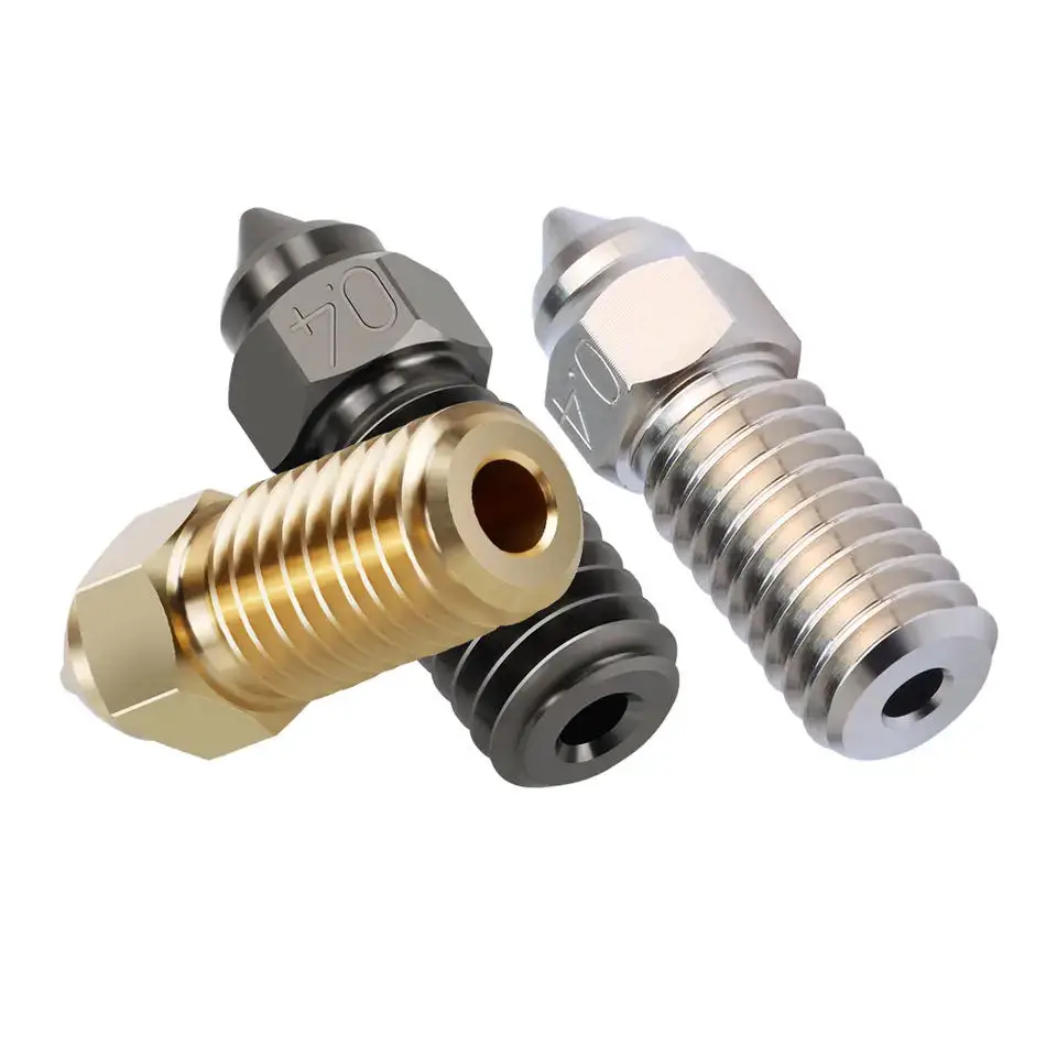 High Speed Nozzle For ENDER 7 Spider Ender 3 V3 SE ender 5 S1 0.2  0.4 0.6 0.8 1.0mm 3D Printer Parts Nozzles 3/5/10pcs