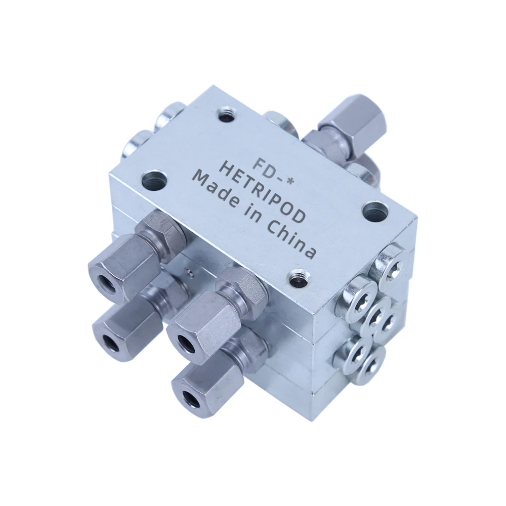 Centralized progressive lubrication distribution valve 2 pieces grease lubricating oil Micro oil supply 2-5 OUT