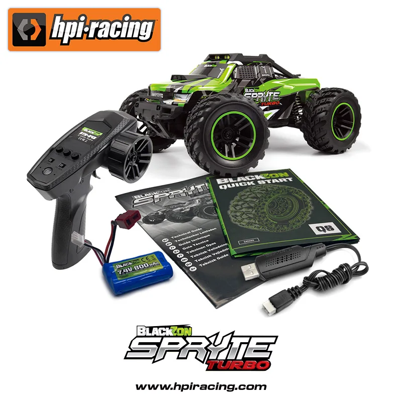 HPI 1:20 Spryte Turbo haute Performance quatre roues motrices sans brosse Monster Truck RC Simulation télécommande modèle de voiture RTR