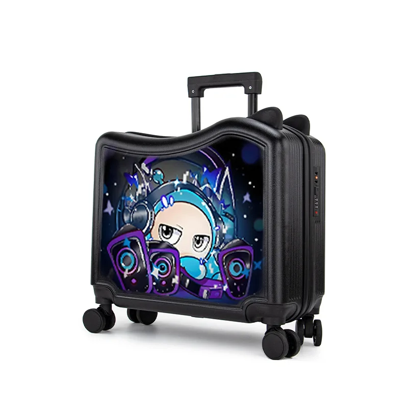 nouvelle-valise-pour-enfants-de-20-pouces-avec-poignee-telescopique-motif-'egg-tart-party'-pour-garcons-et-filles-valise-de-voyage-pour-etudiants-avec-fonction-'maman-peut-s'asseoir-et-pousser'