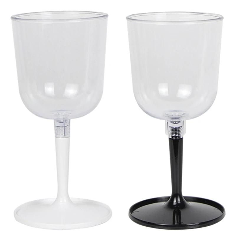 Travel Wine Glasses Foldable Wine Glass, Shatterproof Clear Champagne Glasses