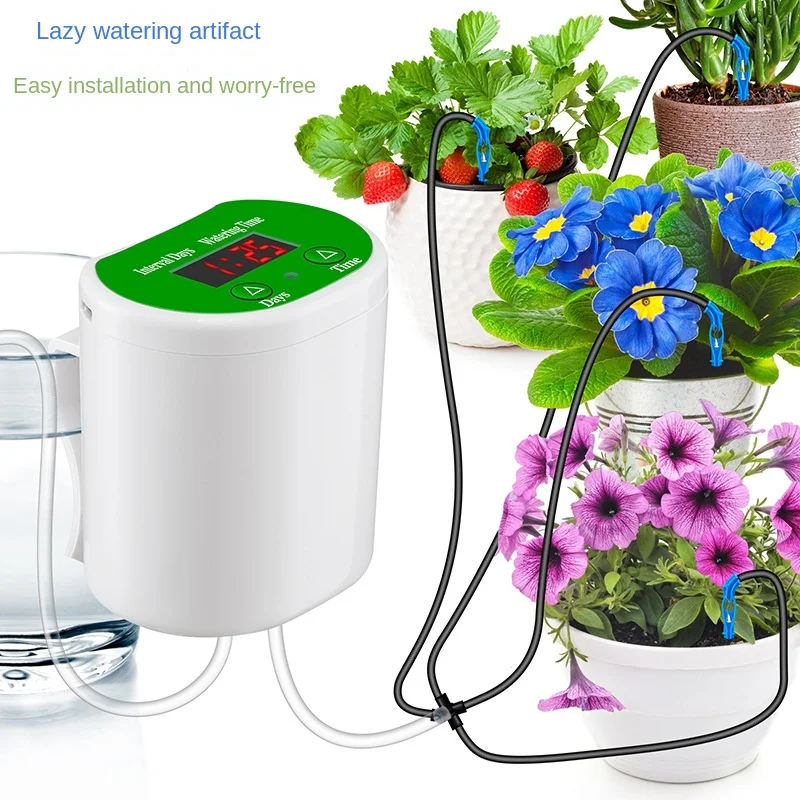 

Автоматическое устройство орошения для 12 комнатных и наружных горшечных растений, USB капельный комплект, полив с цифровой водный таймер