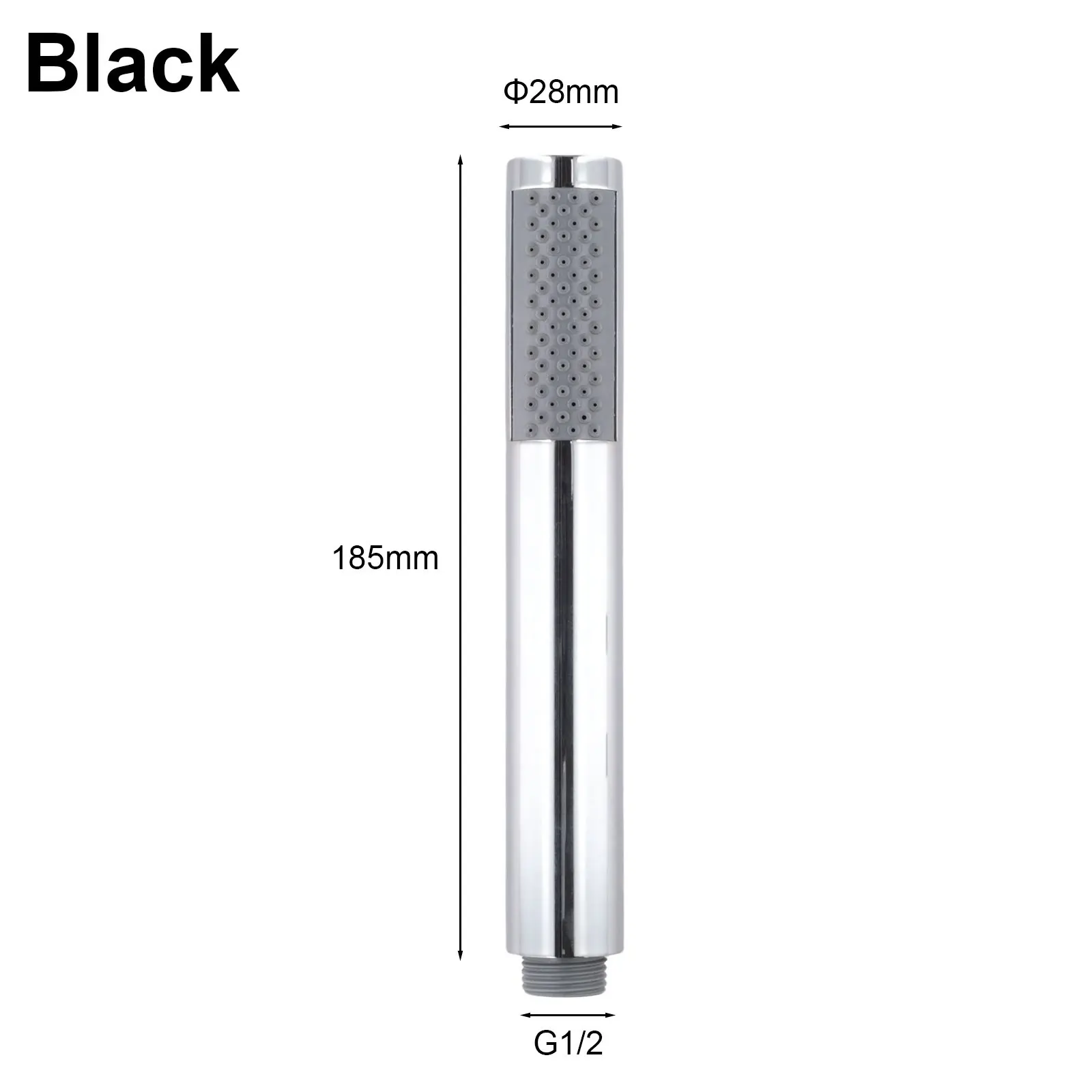 Anti-Limescale Nozzles Hand Shower Bathroom Upgrade Water Conservation 67 Anti-Limescale Nozzles Linear High-Pressure System