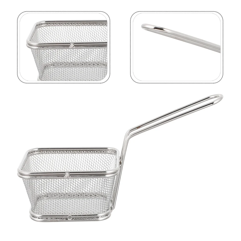 

Stainless Steel Fry Multi Function Drain Kitchen Turkey Holder Metal Deep Frying Tool for Fried Chicken French Fries Squid