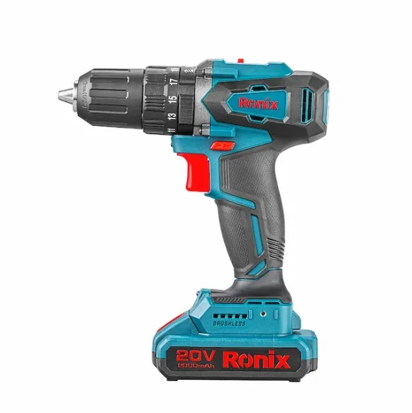 High Performance Product Ronix Model 8900/8900k 20V Electric Power Tool Battery Cordless Impact Screwdrivier Drill Machine