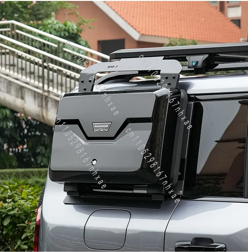 Applicable Equation Leopard 5 Special Baja Roof Rack Frame Expansion Platform Folding Ladder Small Schoolbag Modification