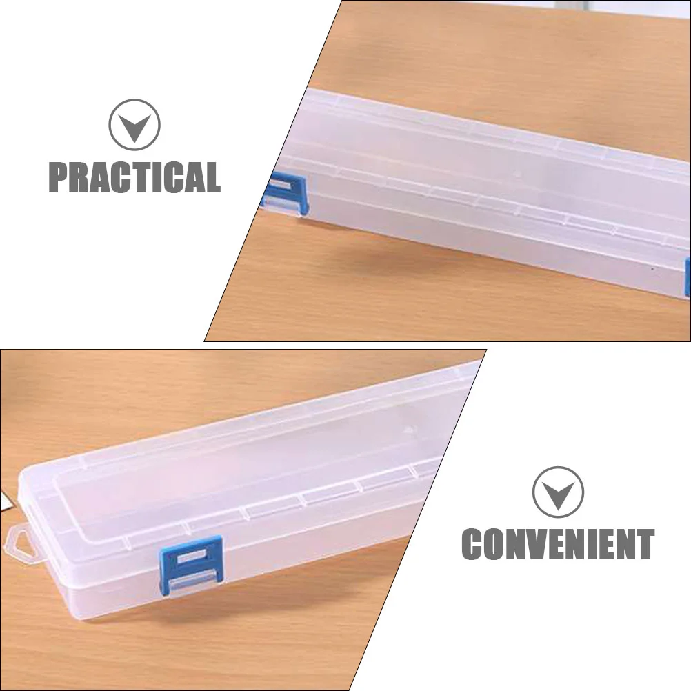 4 Pcs Brush Paintbrush Storage Box Child Pen Case Vinyl Plastic Decorative Boxes