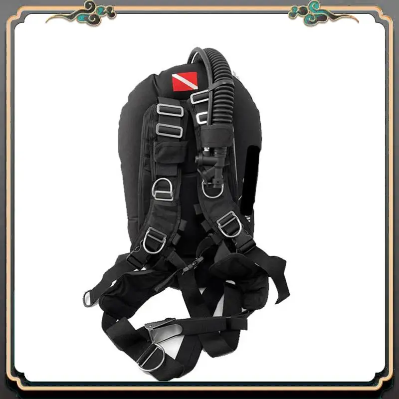

Premium Scuba Diving Harness System Back Plate Diving Bracket For Snorkeling Adjustable Shoulder Straps Quick Release Buckles