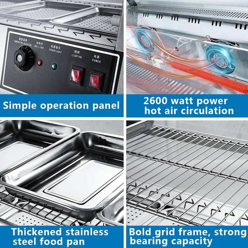 Коммерческое холодное блюдо, свежая еда, горизонтальный шкаф для заказа, холодильник, витрина, холодильник