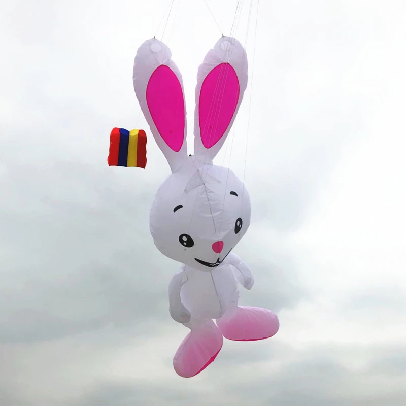 Coelho pipa voando profissional pipa pingente pipas infláveis para adultos voando pássaro brinquedo vento meia trilobite pipa spinnaker diversão