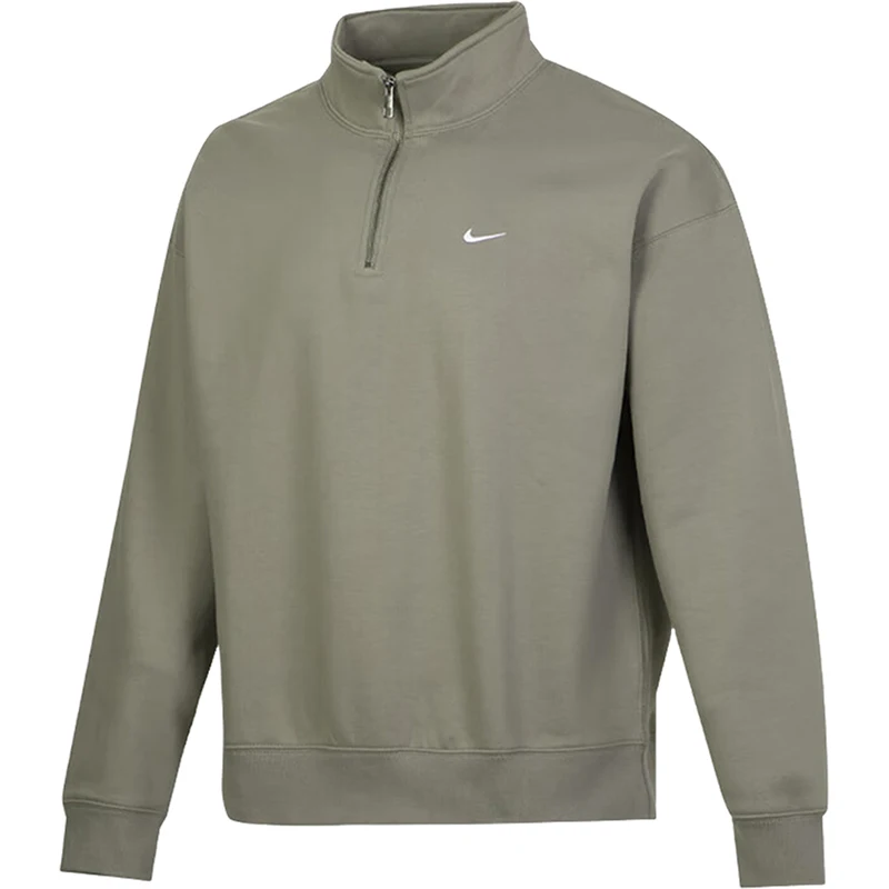 سويت شيرت Nike Official Authentic 2025 الجديد للرجال من الصوف بنصف سحاب وياقة واقفة DQ5209-320 #5