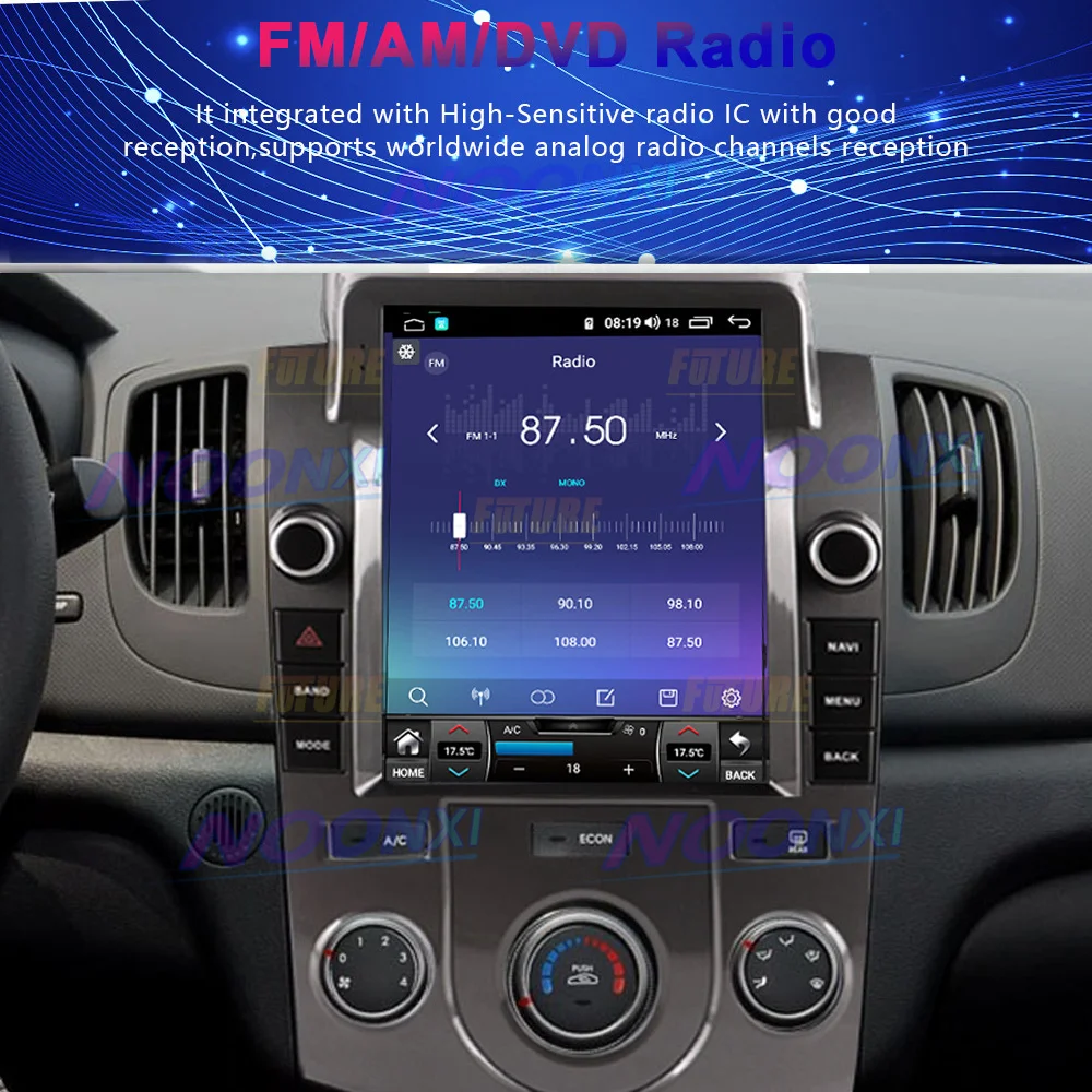 8+256G Android11 For KIA Forte(MT) Cerato 2008+ 5G IPS Touch Screen Car Radio Auto Multimedia DVD Player Navigation GPS HeadUnit