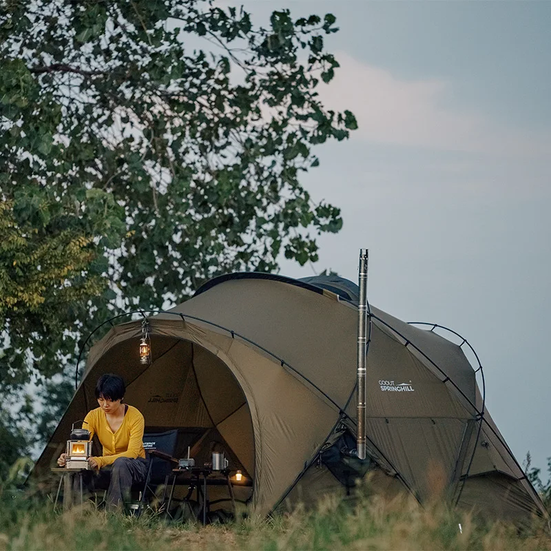 Outdoor Camping Spherical Tent Pro3.0 Outdoor Camping Overnight Large Space Hemisphere Camping Multi Functional Shelter