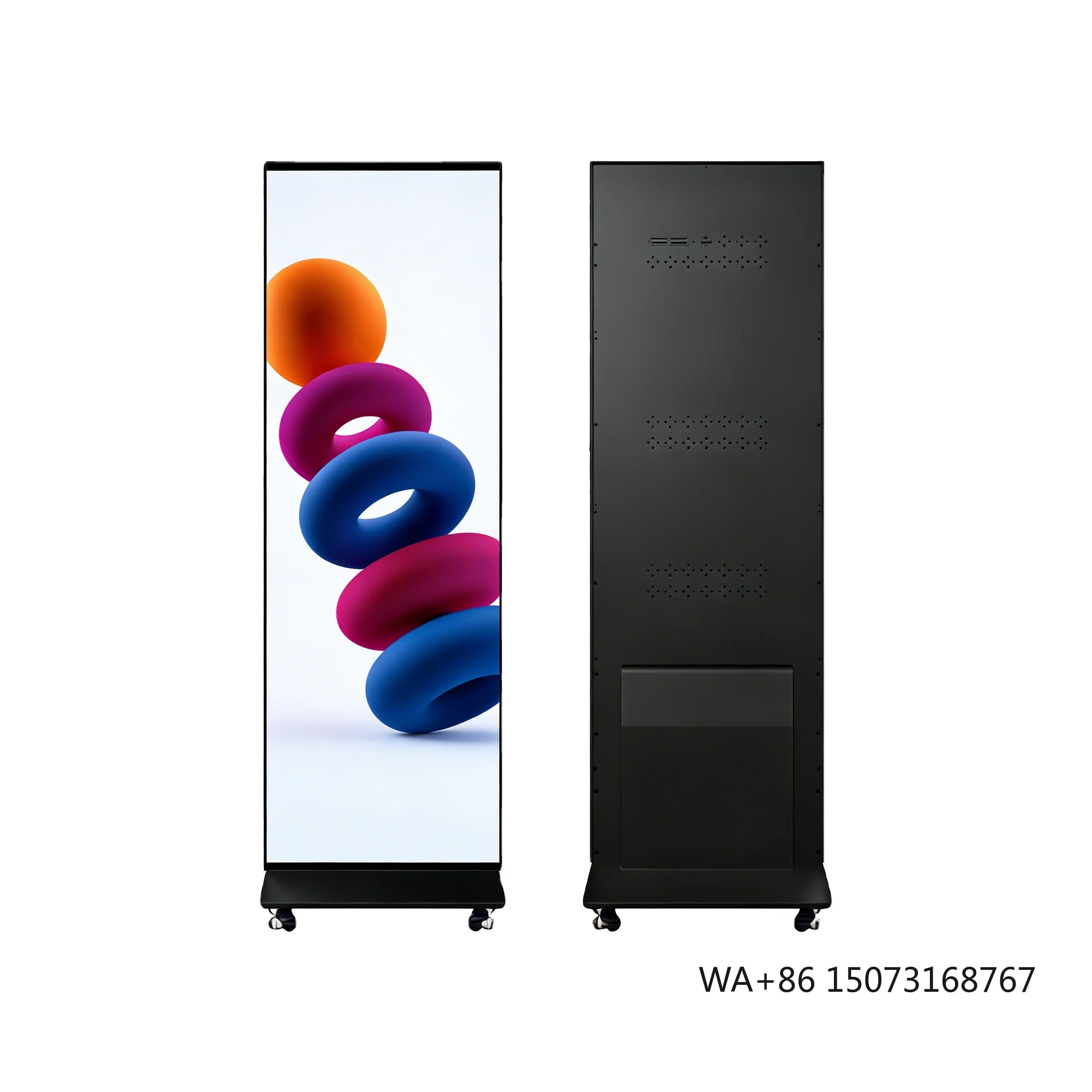 

Factory Direct Indoor Foldable LED Poster Screen P1.25-P2.5mm HDR10 1000cd Elevator Wayfinding Education Shopping Malls