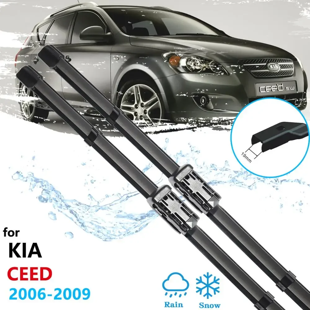 

Car Wiper Blades for Kia Ceed 2006 2007 2008 2009 ED 2pcs Washer Brushes Cleaning Windscreen Windshield Windows Car Accessories