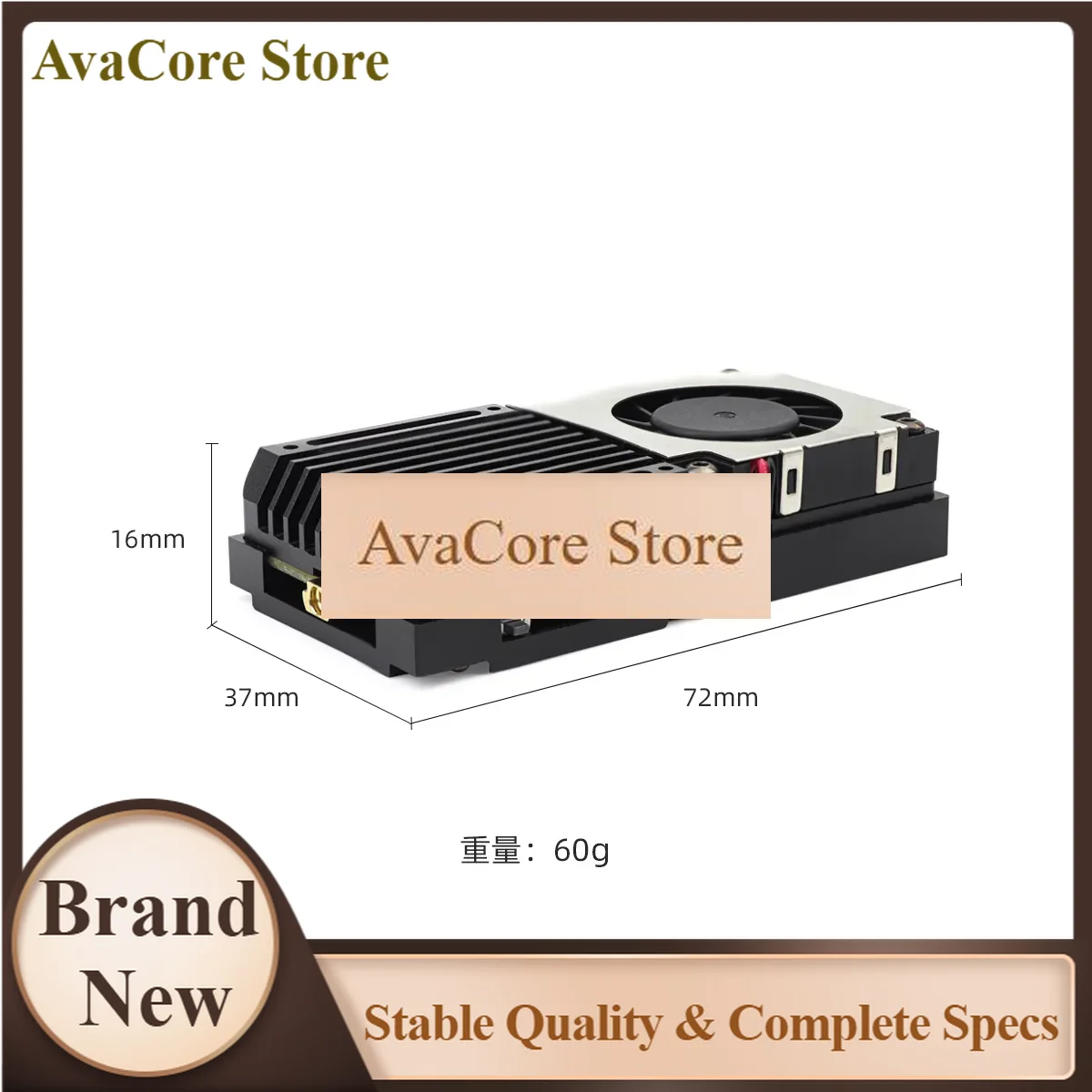 AvaCoreHGLRC 5.8G 5.5W VTX High Power FPV Adjustable Image Transmission For RC FPV Aerial Photography Material For Travel