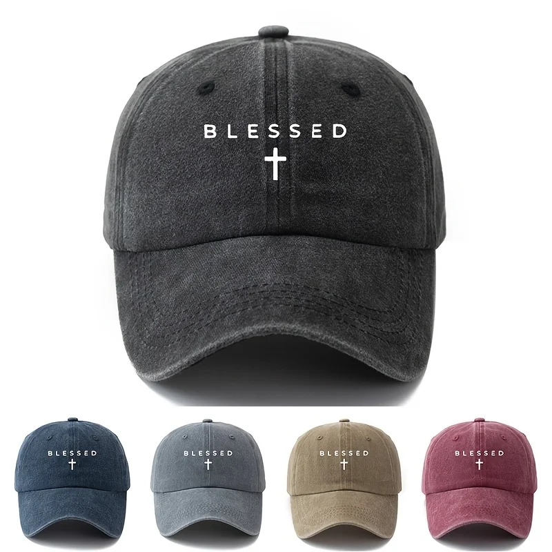 bone-de-beisebol-unissex-com-estampa-de-cruz-blessed-design-classico-e-retro-com-efeito-lavado-para-um-visual-desgastado