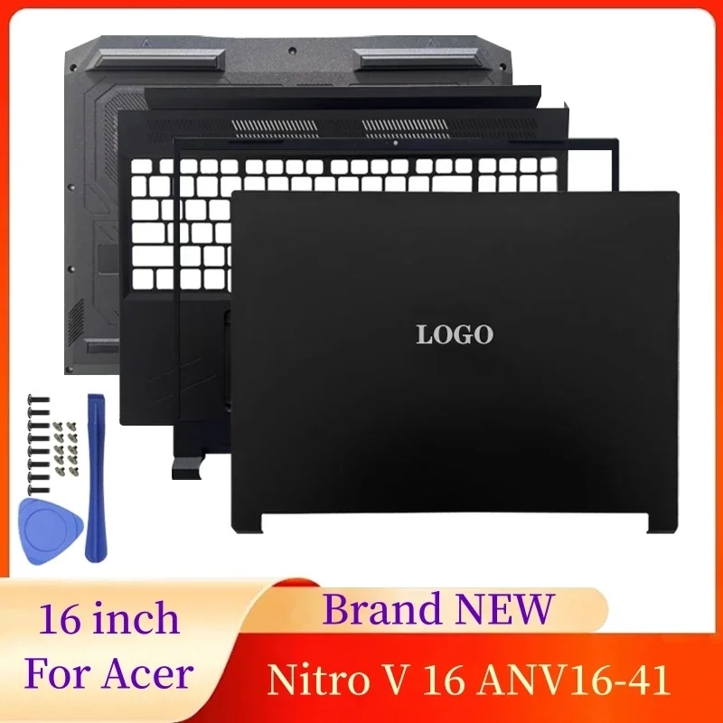 Laptop Accessories For Acer Nitro V 16 ANV16-41 Gaming Notebook Screen LCD Back Cover Front Frame Palmrest Bottom Laptops Case