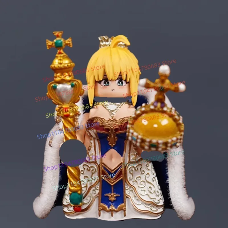 

Строительный блок MOC, милая королева, мини-фигурка, сборная модель, украшение, аниме, мультяшный орнамент, игрушка, праздничный подарок, коллекционная