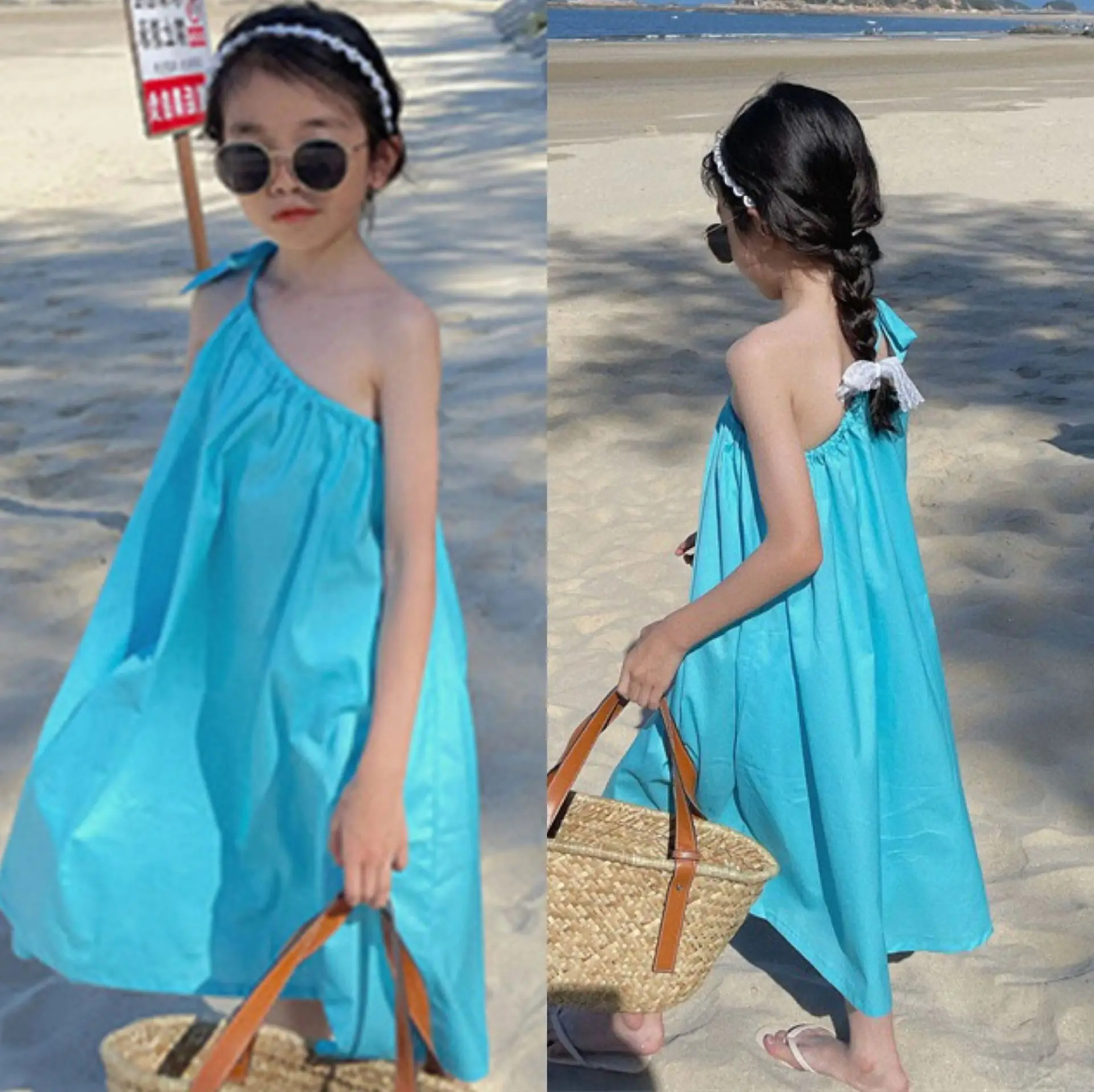 2022 Summer Girls Sexy Sleeveless One Piece Dress