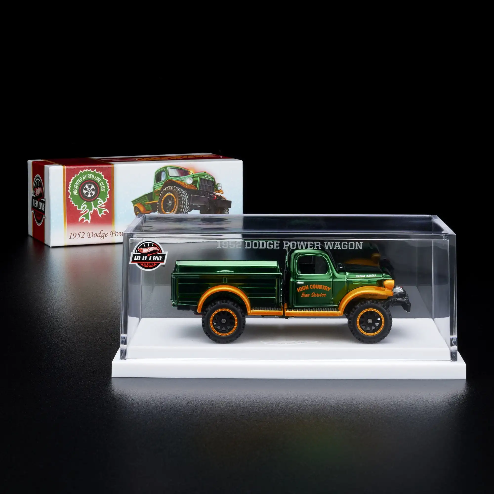 Hot Wheels Cars RLC HOLIDAY 1952 Dodge Power-Wagon 1/64 Metal Die-cast Model Toy Vehicles HXD63