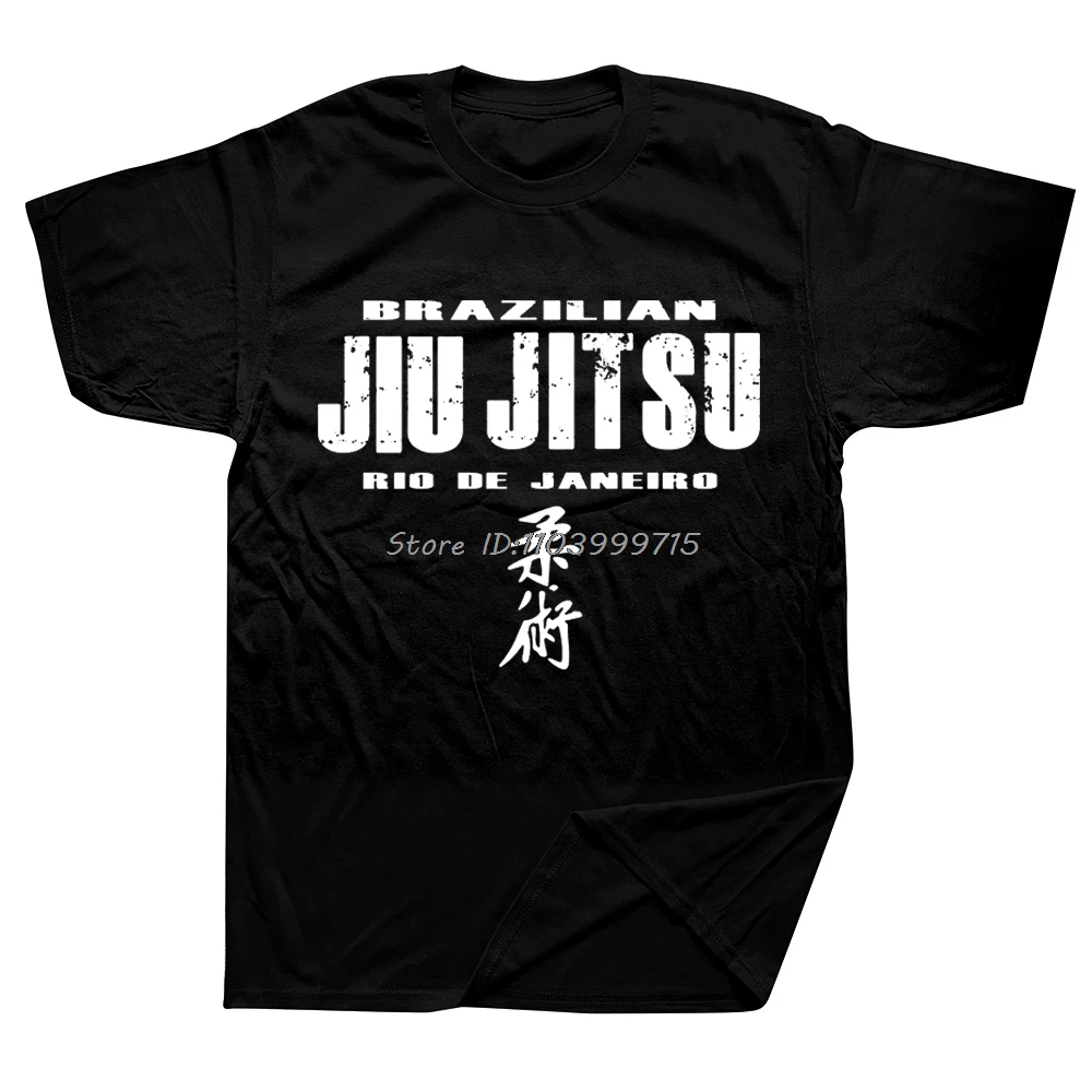 Brazilian Jiu Jitsu Rio De Janeiro Summer T Shirt For Men Sport Clothes BJJ Tshirt Brand Men Hipster Graphic Judo T-shirt Tops