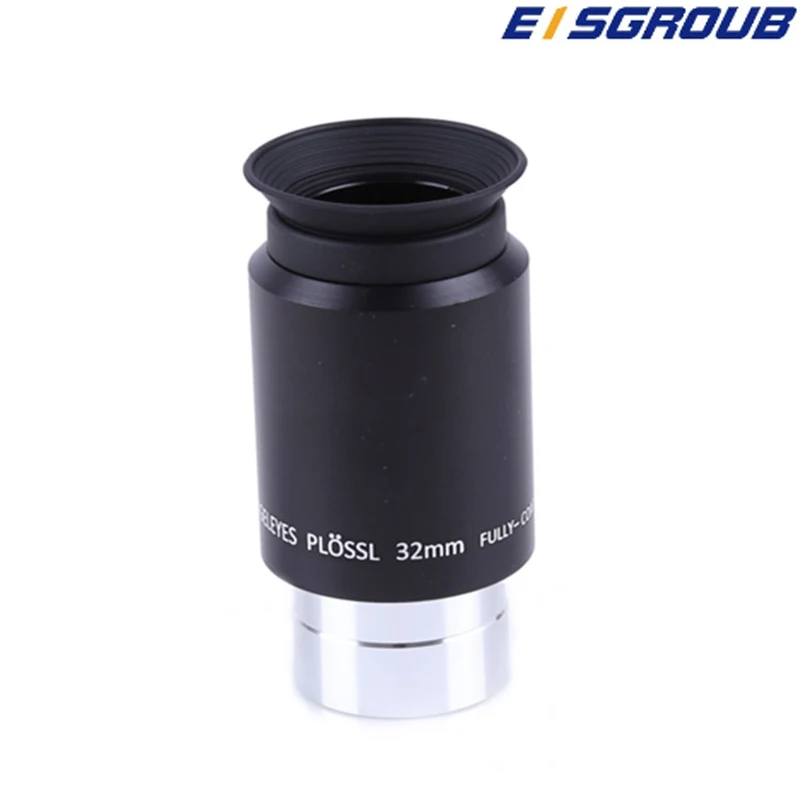 Eisgroub PL PLOSSL 32mm PL32mm Fully Coated 1.25 Inches 31.7mm with Optical Glass 32mm Metal Provin High Eyepiece Focal Length