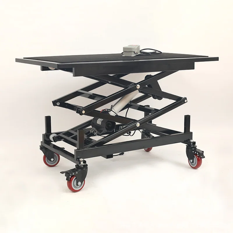 Electric Lifting Stool for Bricklayer Tile Installation 2m Folding Platform Thickened Interior Decoration Work Bench