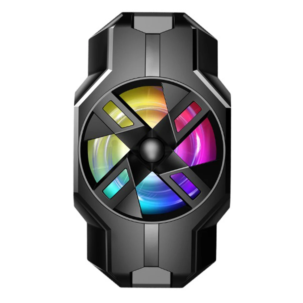 

Rechargeable Mobile Phone Cooler Radiator 3S Silent Fan Led Lighting Cooling Tool Smartphone Cellphone Accessories