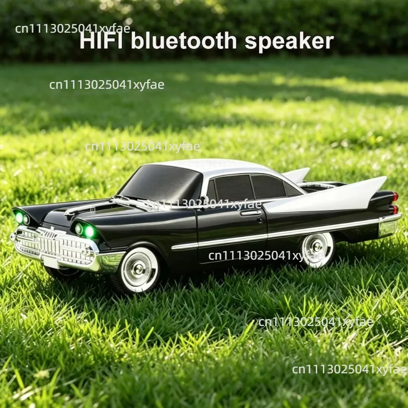 Retro Classic Model Wireless Stereo Speaker, WS-1965 Vintage Shape Audio, Support TF USB FM Radio TWS Heavy Bass