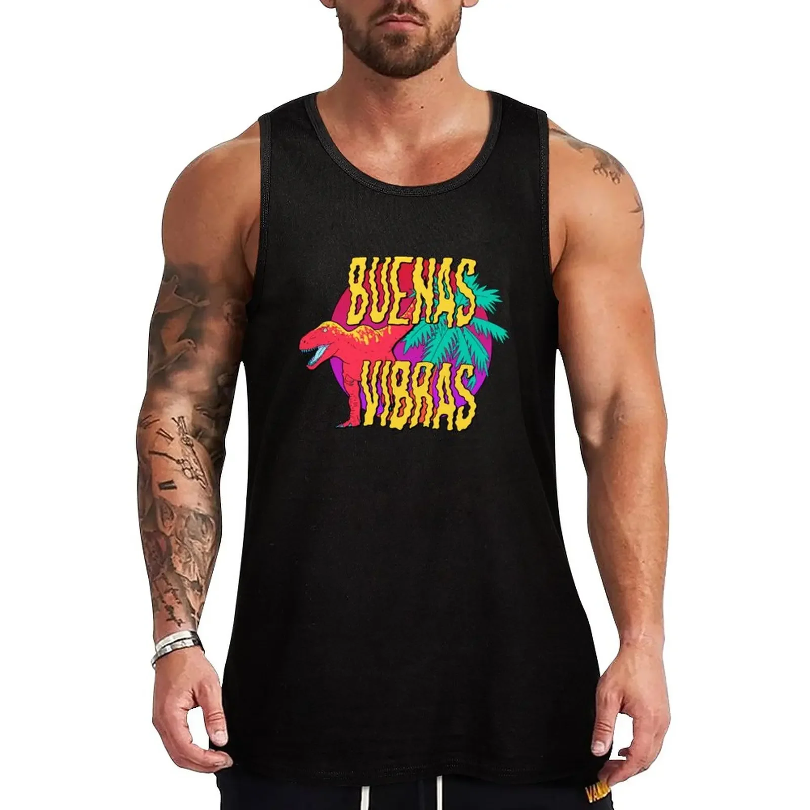 New Buenas Vibras Tank Top Men's tops fitness clothing for men men clothes