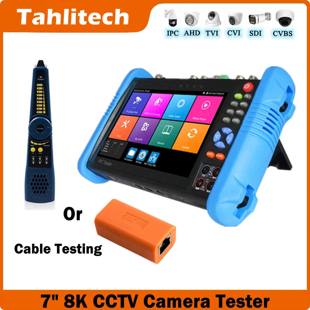 

IPC9800 Movtadhs Pro Pip 8mp Cctv Tester Monitor Cctv Tools 보조 모니터 모니터 Utp Testing Tool Video Tester