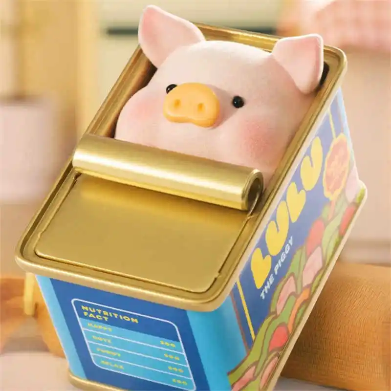 Lulu Pig Associated-Boîte ennemi, Kawaii Piggy Anime Figure, Butter Surprise Bag, Room Ornament Collection, Model Toys, Kids Gifts, 03