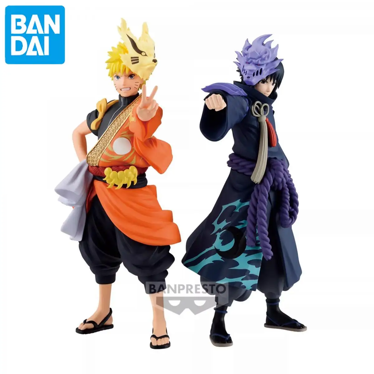 

In Stock Original Banpresto Naruto Uzumaki Naruto Uchiha Sasuke Figure Anime Genuine Collectible Boxed Model Dolls Ornament