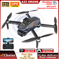 2024 New A22 Pro GPS Drone 8K HD Camera Brushless High-Definition RC Aircraft 5G WIFI FPV 360° Laser Obstacle Avoidance Dron Toy