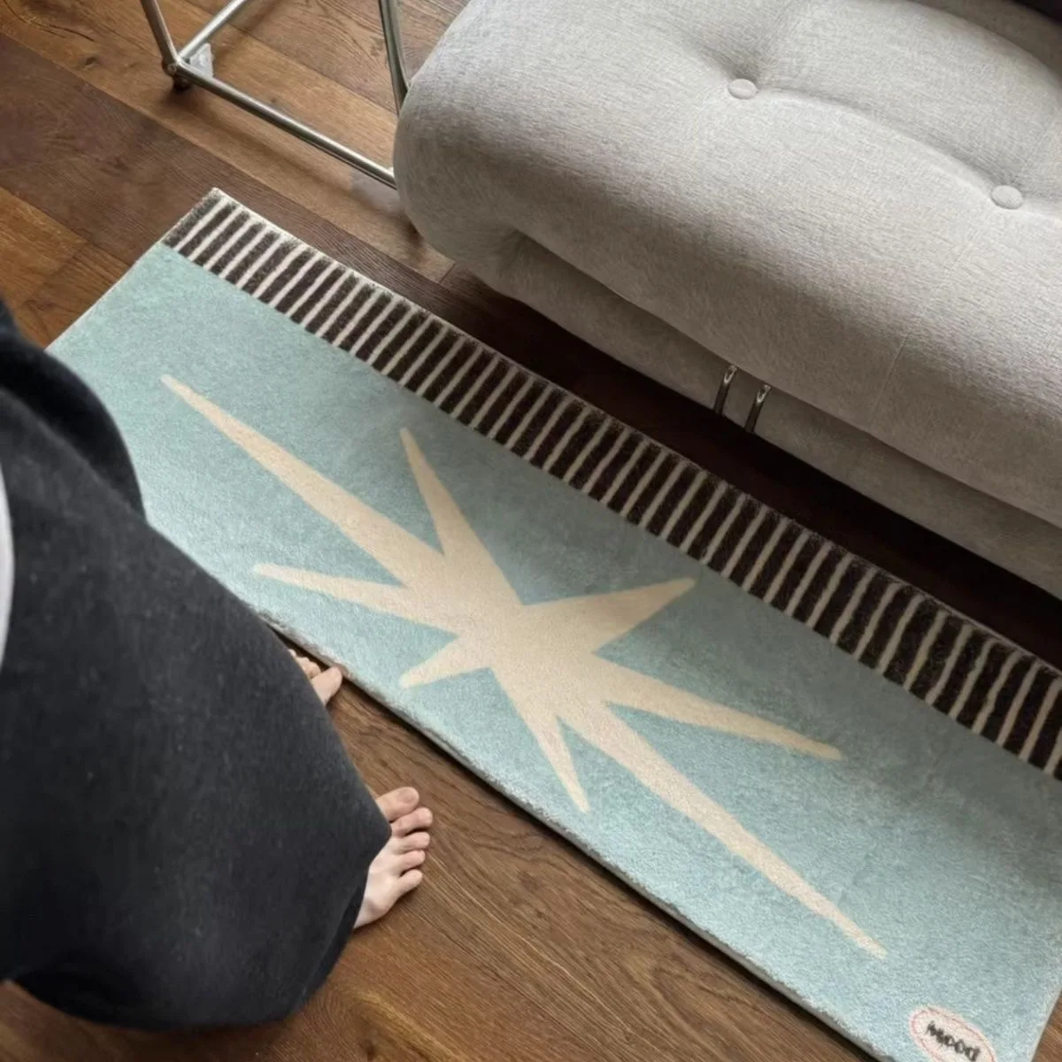 VIKAMA ريترو ستايل طويل السجاد غرفة المعيشة غرفة نوم السرير السجاد لينة ومريحة المنزلية الحصير غرفة السجاد الزخرفية