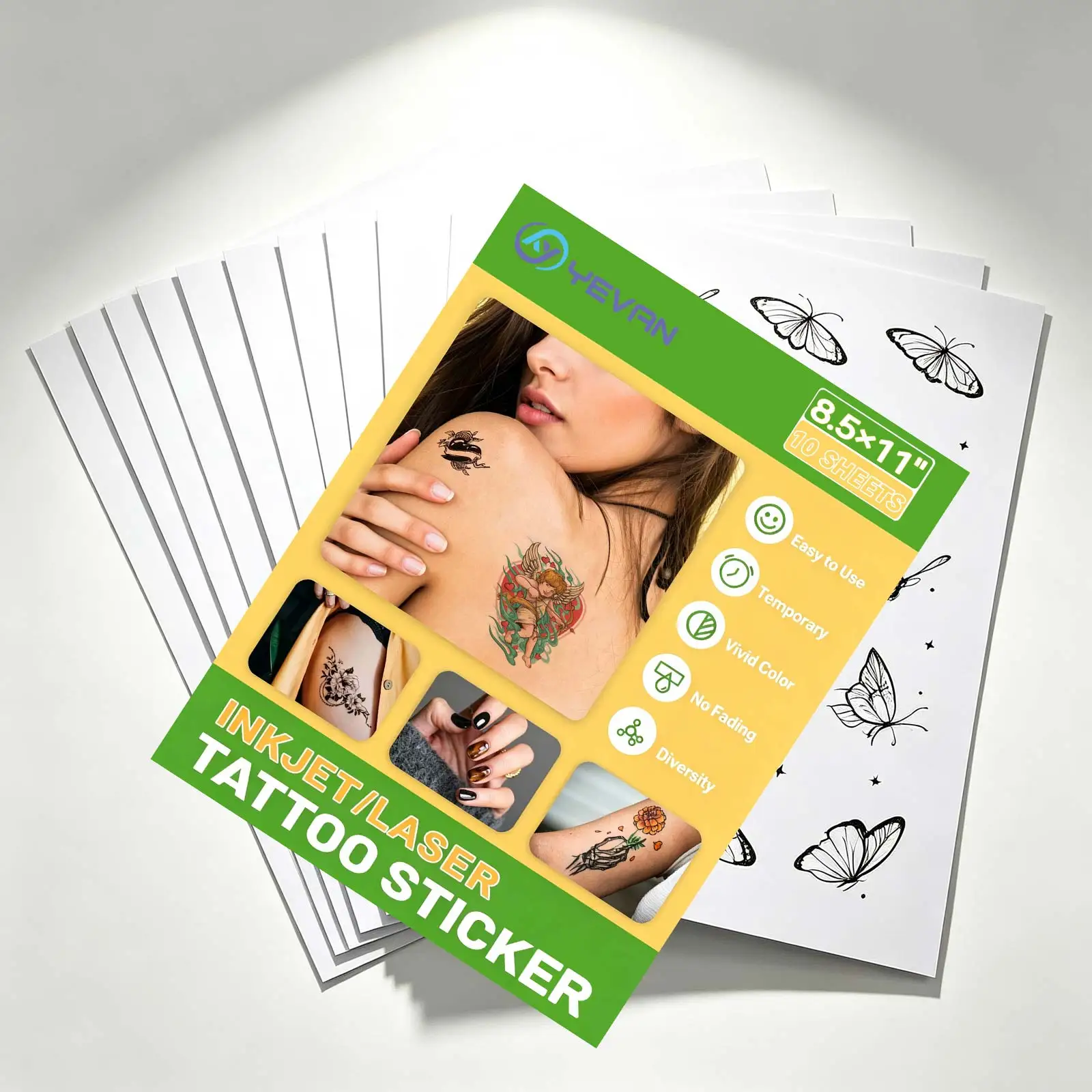 yevan-10-folhas-de-papel-para-tatuagem-temporaria-imprimivel-85x11-polegadas-para-impressora-jato-de-tinta-e-laser-conjunto-de-adesivos-de-transferencia-de-pele-a-prova-d'agua-diy