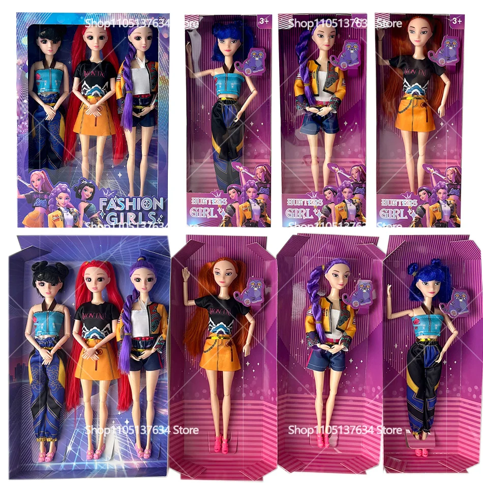 Nouveaux jouets de poupée Kpop chasseurs de démons figurine jouet Rumi Mira Zoey belle princesse bébé fille poupées en plastique bricolage jouet pour les filles