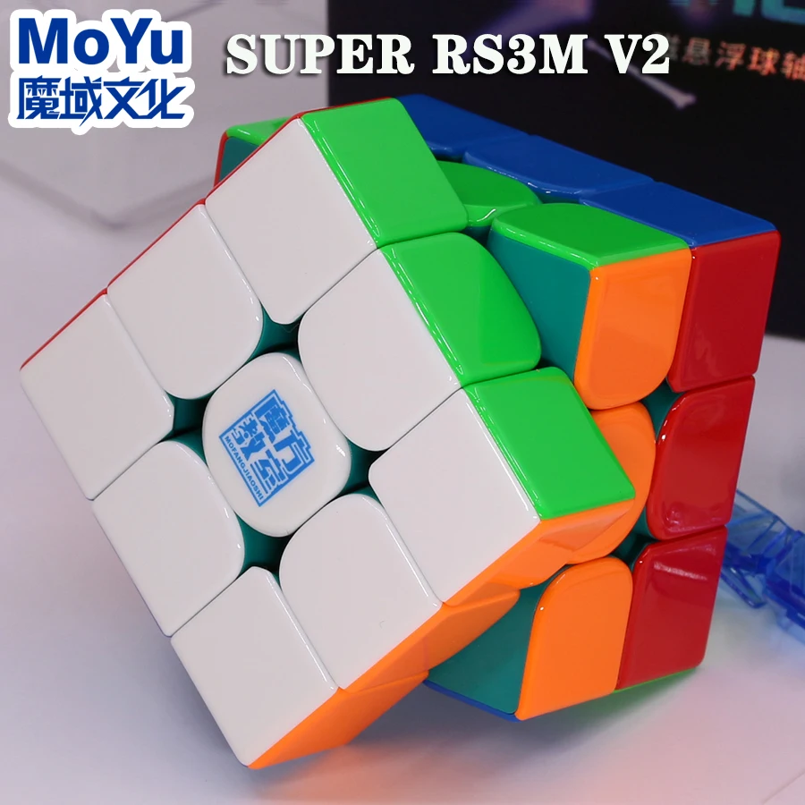 

MoYu SUPER RS3M V2 3x3x3 Магнитный куб RS 3 M скоростной куб антистатические игрушки Magico Профессиональный Магнитный קוהוהו3 × 3 игра