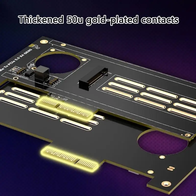 Tarjeta C90F PCIe5.0 a NVME2.0 para juegos Procesamiento datos capacidad