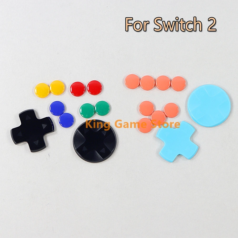 40Sets Left Right Controller Colorful Button Caps Cover For Switch 2 ABXY D-Pads Direction Button Sticker for NS Switch2