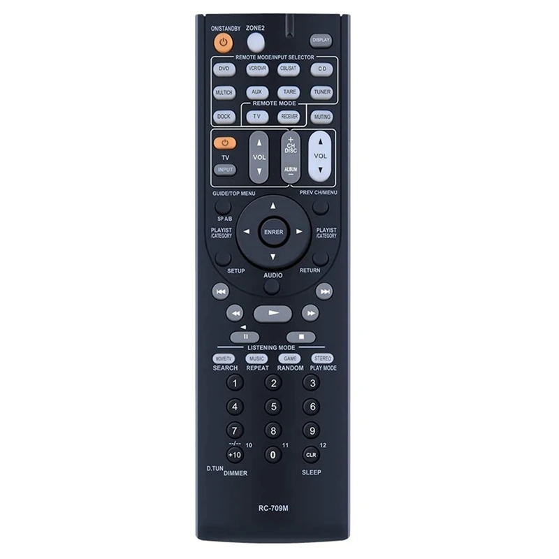 RC-709M Remote Control Replacement For Onkyo AV Receiver RC-737M RC-765M TX-SR507 TX-SR606 TX-SR607 TS-XR606 TX-SR606S