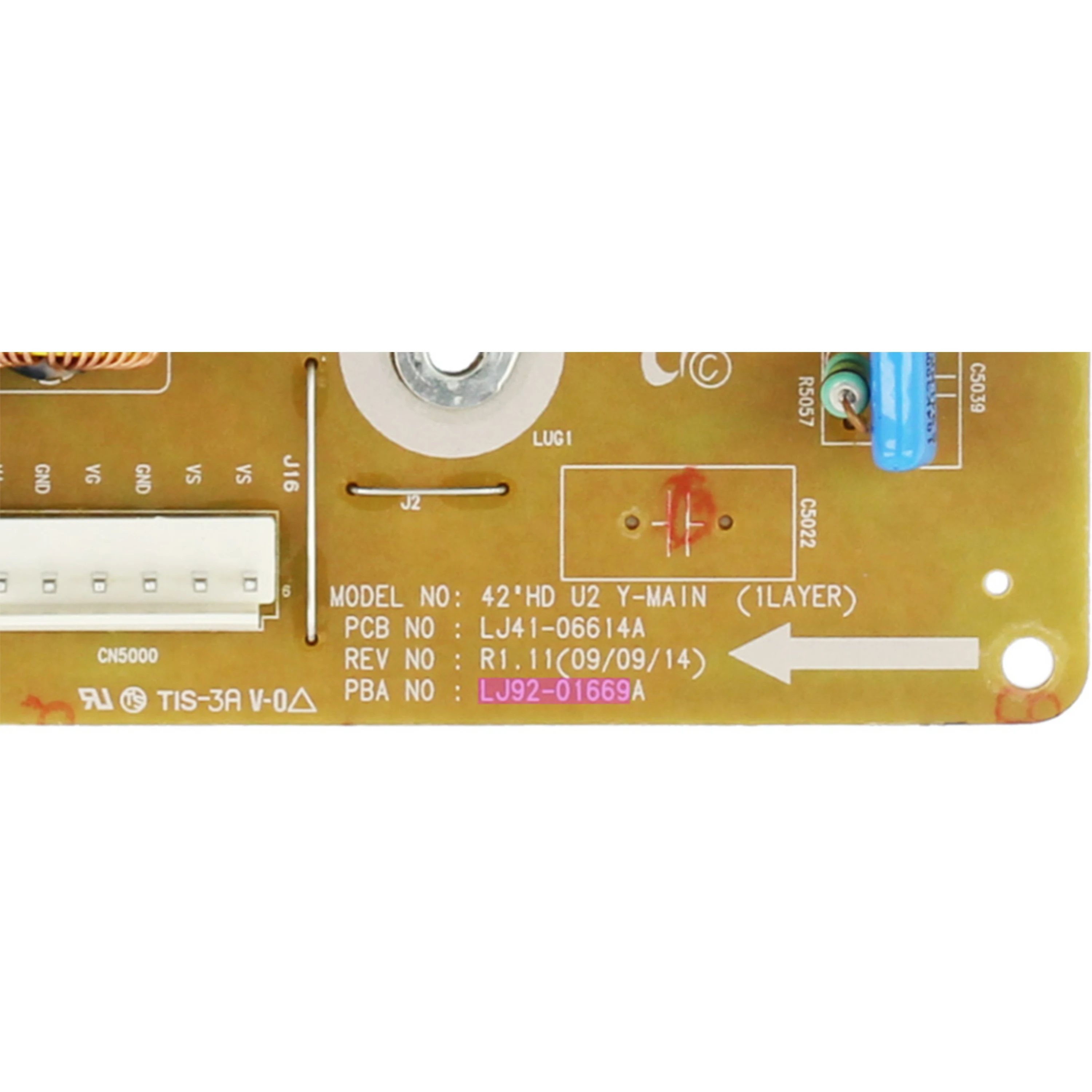 Original Plasma TV Board BN96-12170A LJ41-06614A LJ92-01669A 42'HD U2 Y-Main Board for PL42A450P PN42A430C PS42A410C1 S42AX-YB08