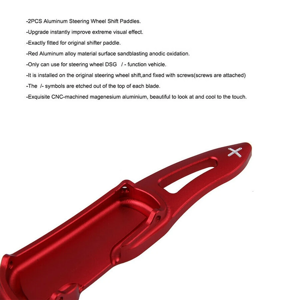 Reliable Red Steering Wheel Shift Paddle Shifter Extension For Mazda 3 6 MX-5 CX-4 CX-5 Axela Atenza 2014-2019