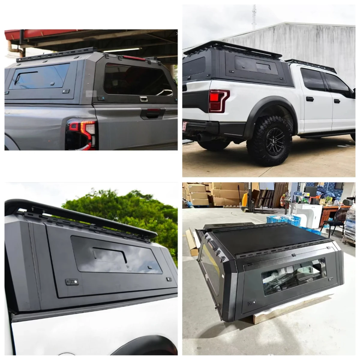 

4X4 Accessories Truck Topper Hard Out Door CanopyRanger raptor T9 Siding windows Ute Canopy Garages Canopies Carports